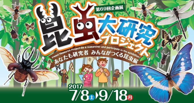 昆虫大研究プロジェクト -あなたも研究者 みんながつくる昆虫展-